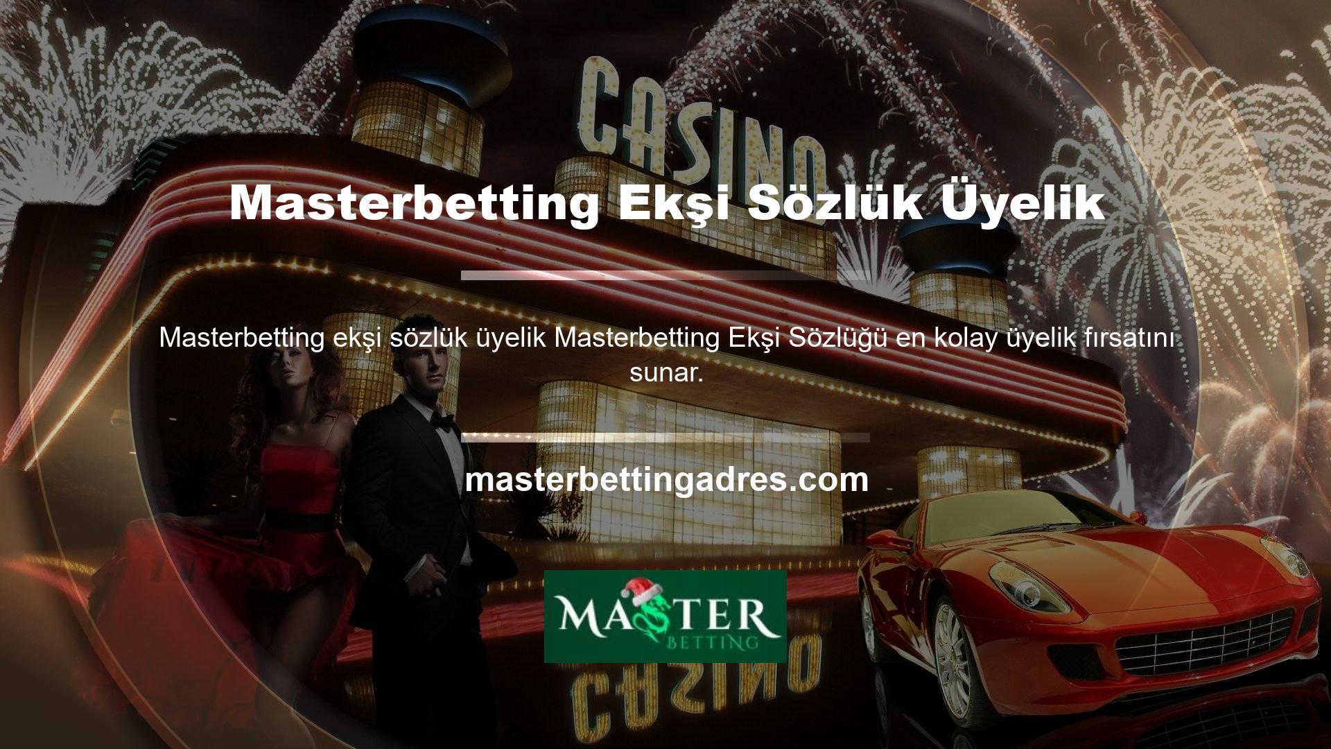 Masterbetting katılmak için bazı temel bilgiler de vermeniz gerekecektir